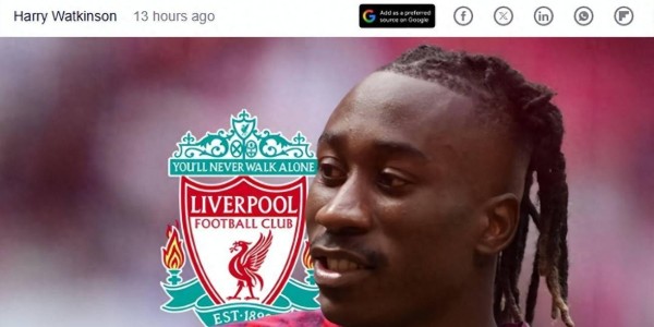 升级边锋！利物浦要买德甲过人王 加克波沦为交易添头